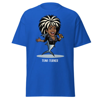 Tuna Turner Funny Parody T-Shirt | Soul Diva Fish Tee - Royal - T-Shirts Online