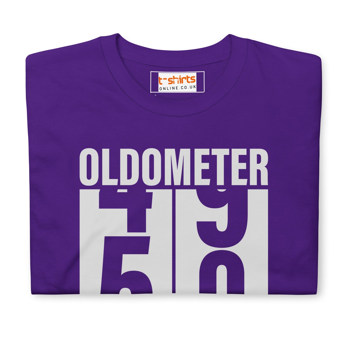Turning 50 T-Shirt | Oldometer Birthday Tee - Black - T-Shirts Online