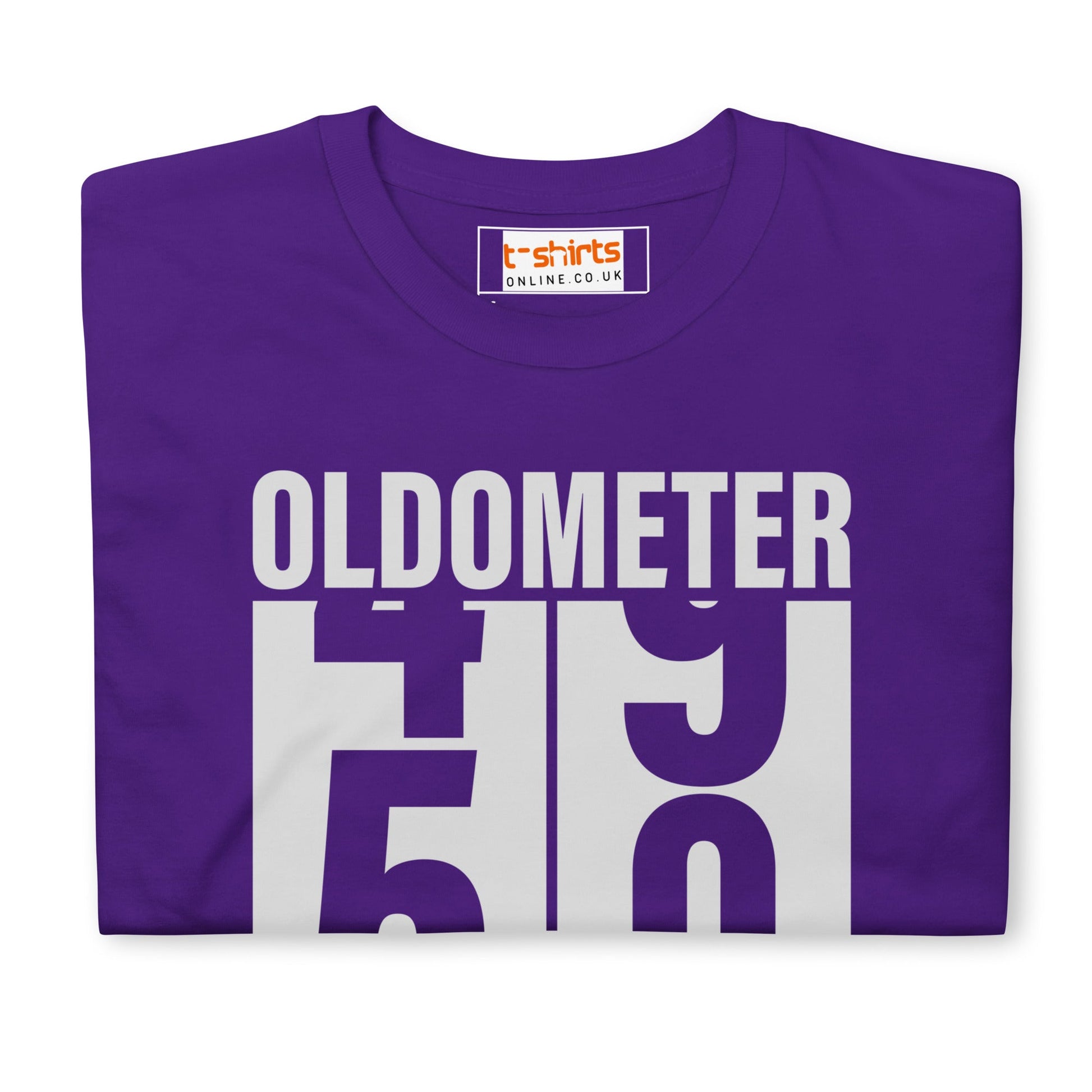 Turning 50 T-Shirt | Oldometer Birthday Tee - Black - T-Shirts Online