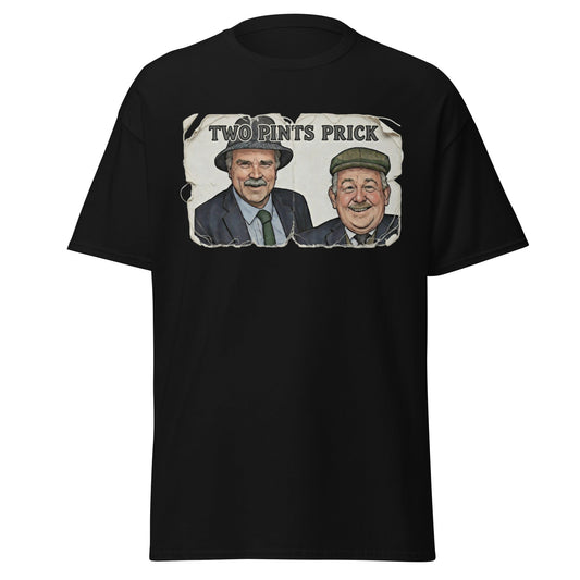 Two Pints Prick T-Shirt - Funny Still Game Fan Tee - Black - T-Shirts Online