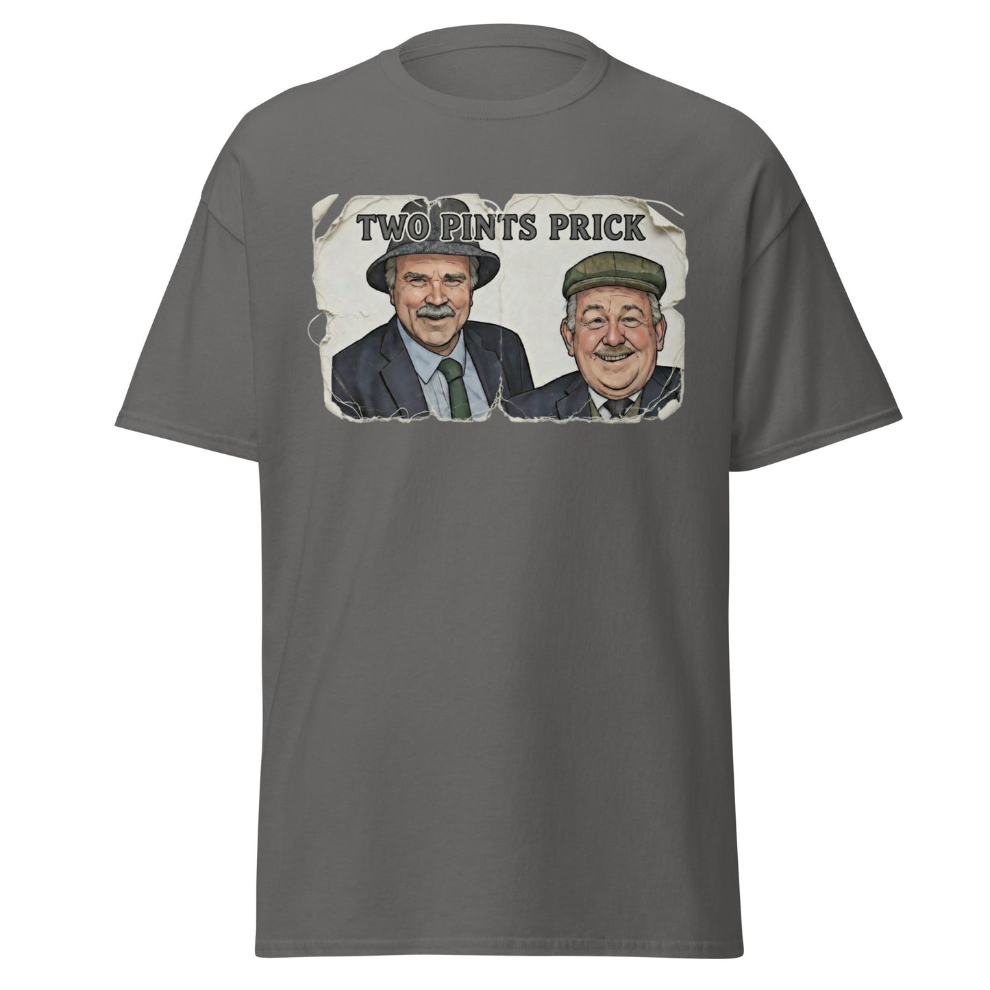 Two Pints Prick T-Shirt - Funny Still Game Fan Tee - Charcoal - T-Shirts Online
