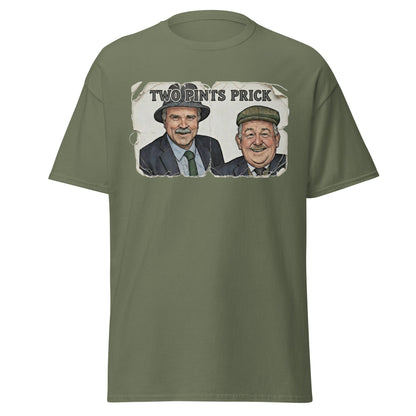 Two Pints Prick T-Shirt - Funny Still Game Fan Tee - Military Green - T-Shirts Online
