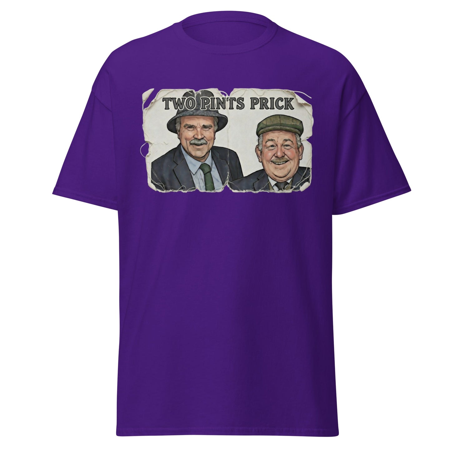 Two Pints Prick T-Shirt - Funny Still Game Fan Tee - Purple - T-Shirts Online