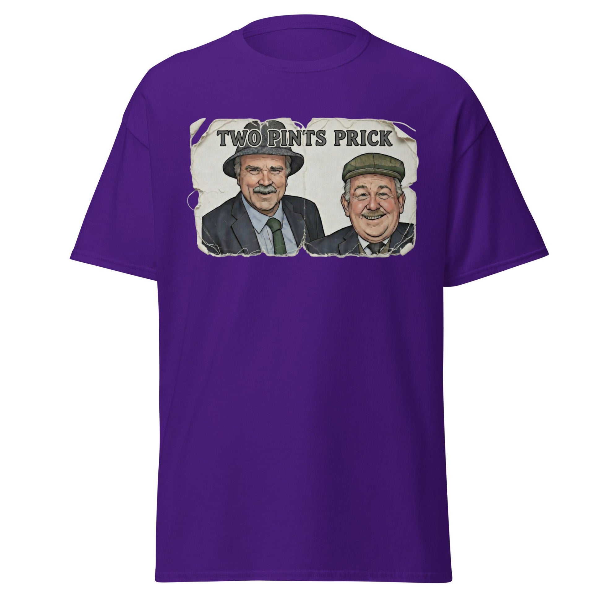 Two Pints Prick T-Shirt - Funny Still Game Fan Tee - Purple - T-Shirts Online