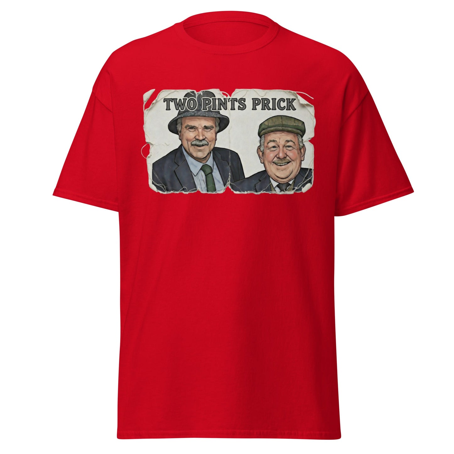 Two Pints Prick T-Shirt - Funny Still Game Fan Tee - Red - T-Shirts Online