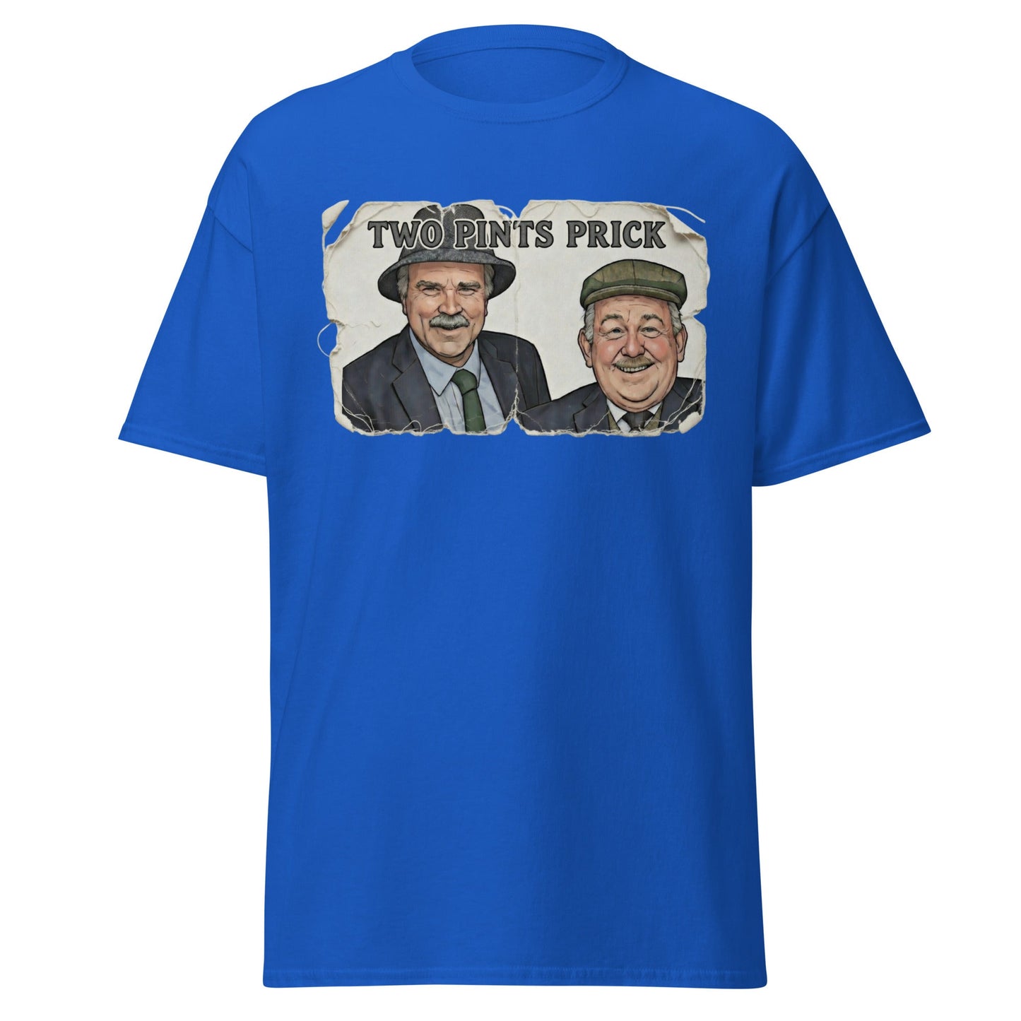 Two Pints Prick T-Shirt - Funny Still Game Fan Tee - Royal - T-Shirts Online