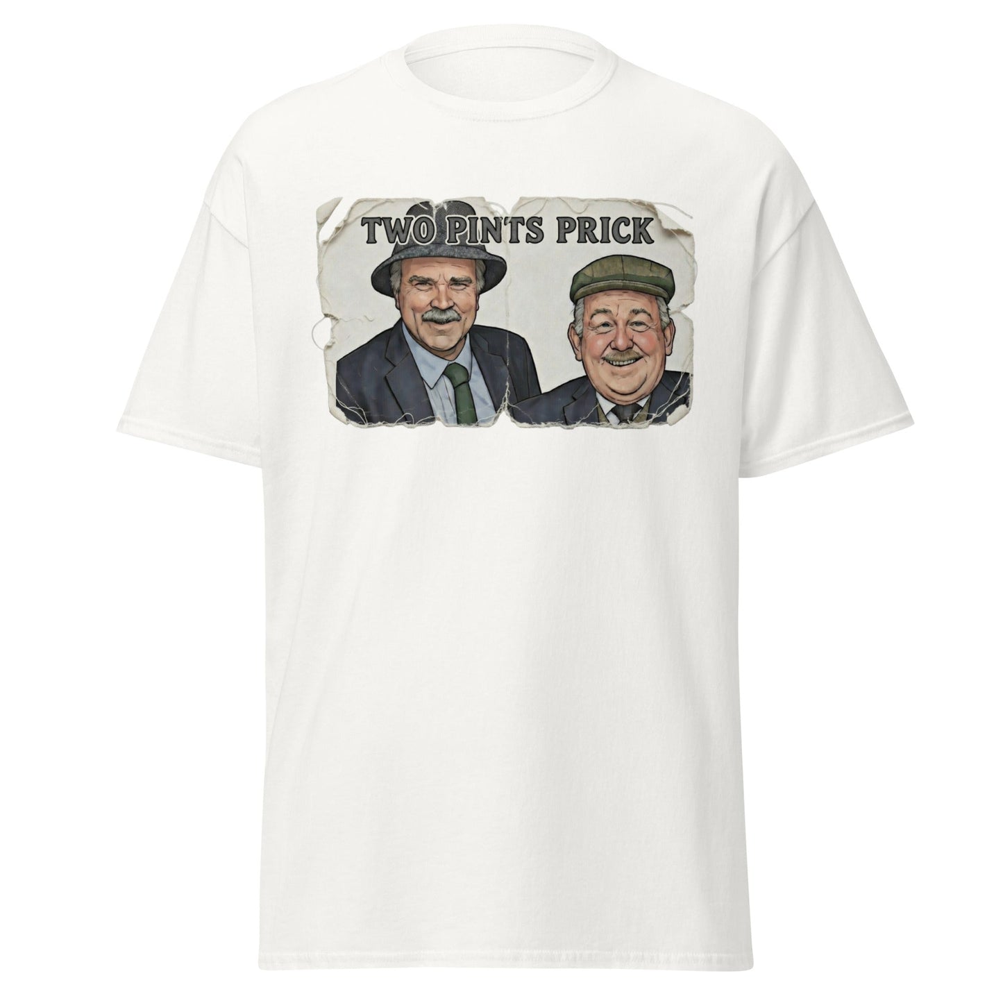 Two Pints Prick T-Shirt - Funny Still Game Fan Tee - White - T-Shirts Online