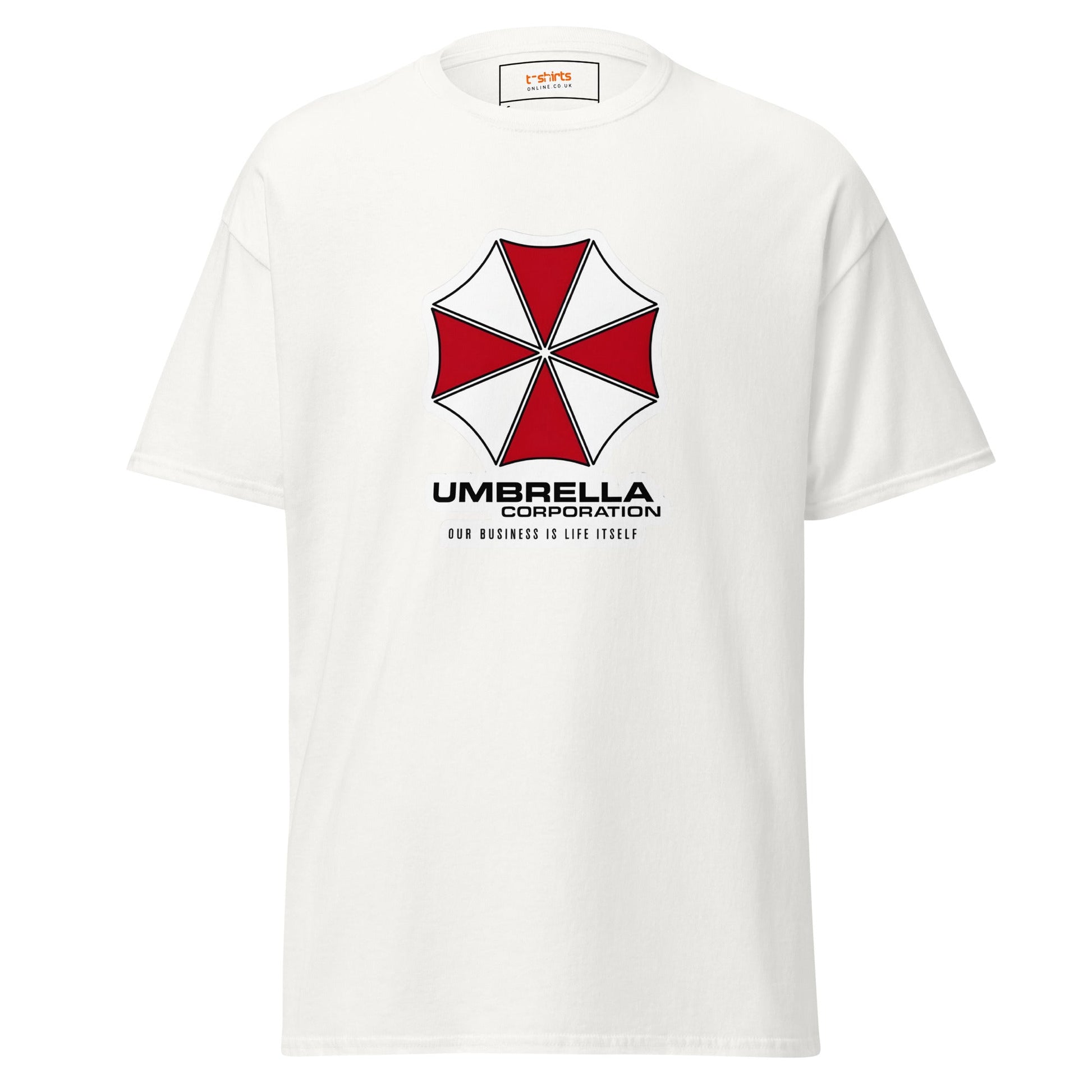 Umbrella Corp | Resident Evil T-Shirt - White - T-Shirts Online