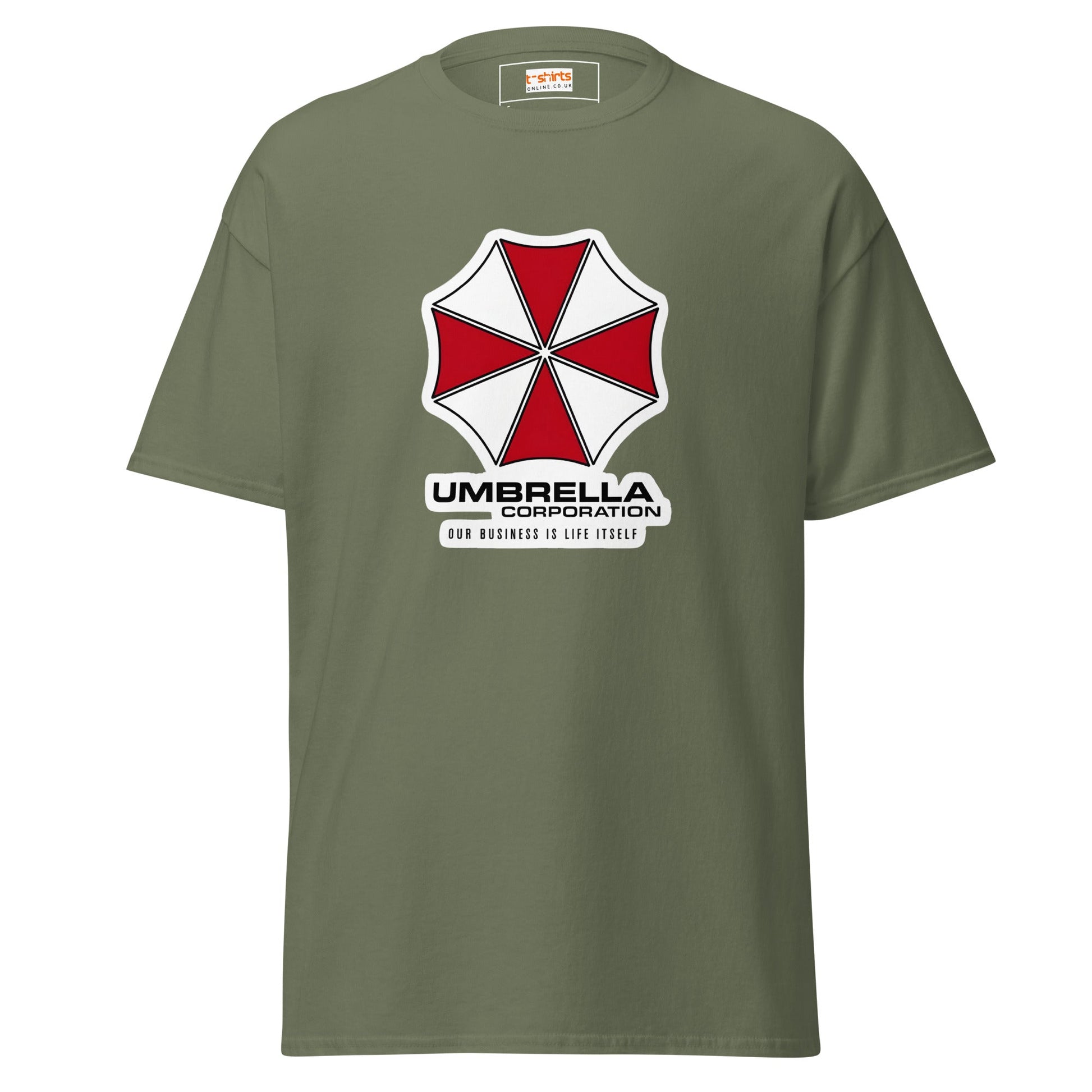 Umbrella Corp | Resident Evil T-Shirt - Military Green - T-Shirts Online