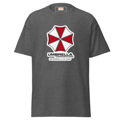 Umbrella Corp | Resident Evil T-Shirt - Dark Heather - T-Shirts Online
