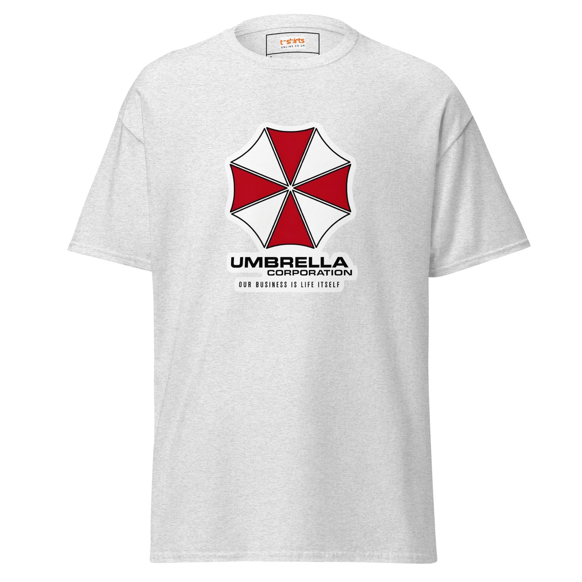 Umbrella Corp | Resident Evil T-Shirt - Ash - T-Shirts Online