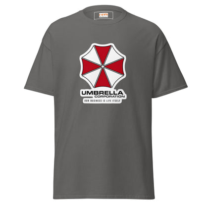 Umbrella Corp | Resident Evil T-Shirt - Charcoal - T-Shirts Online
