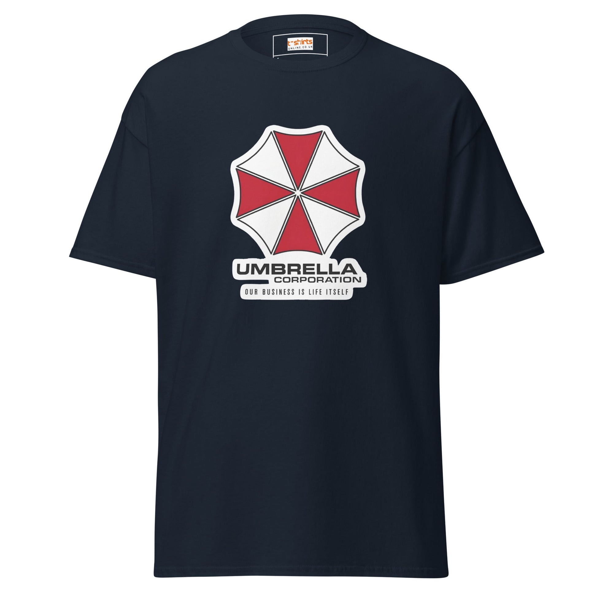 Umbrella Corp | Resident Evil T-Shirt - Navy - T-Shirts Online