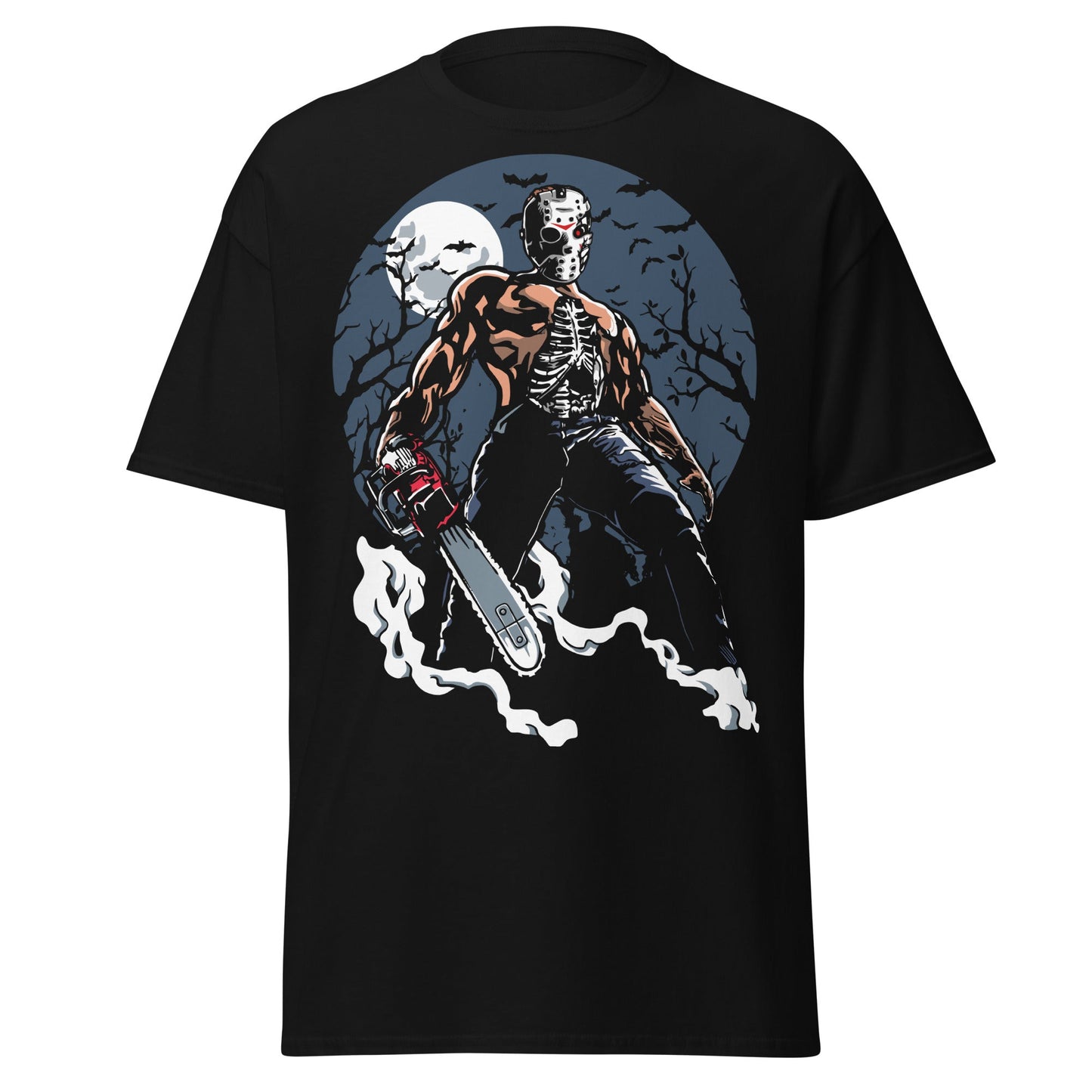 Undead Slasher Chainsaw Killer Horror T-Shirt - S - T-Shirts Online
