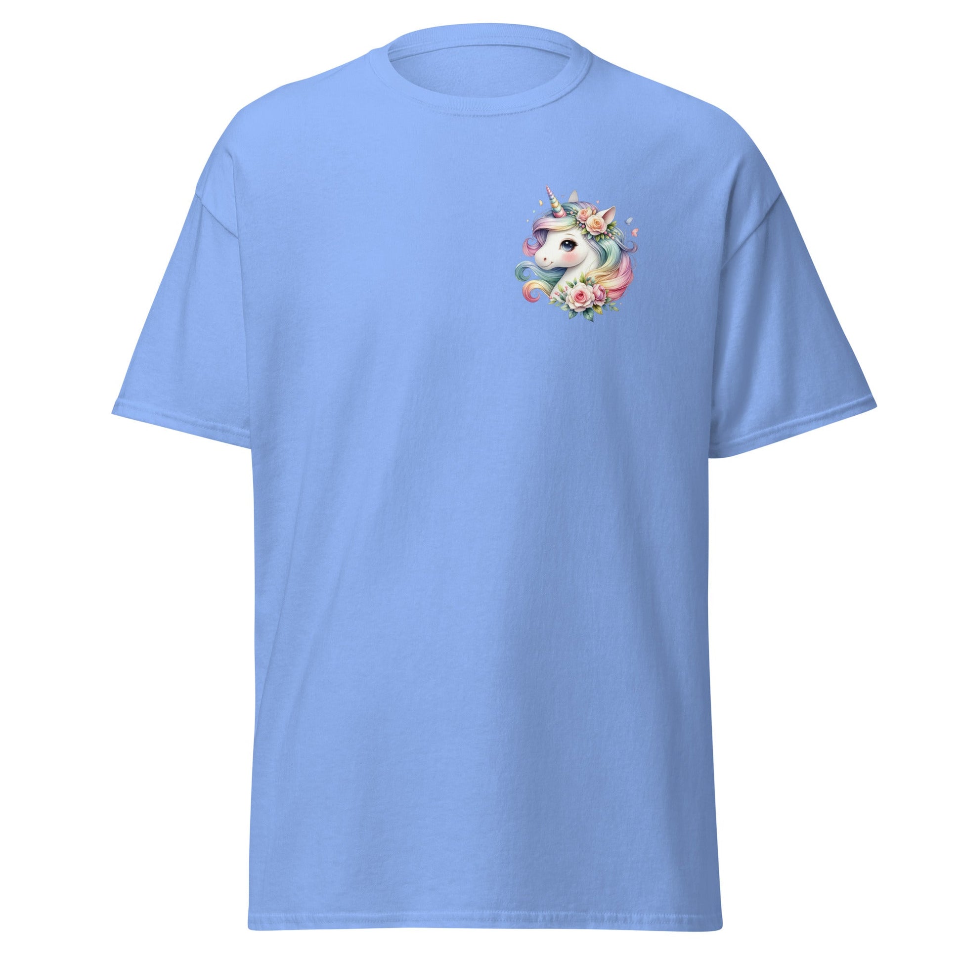Unicorn Girl | Unicorn T-Shirt - Carolina Blue - T-Shirts Online