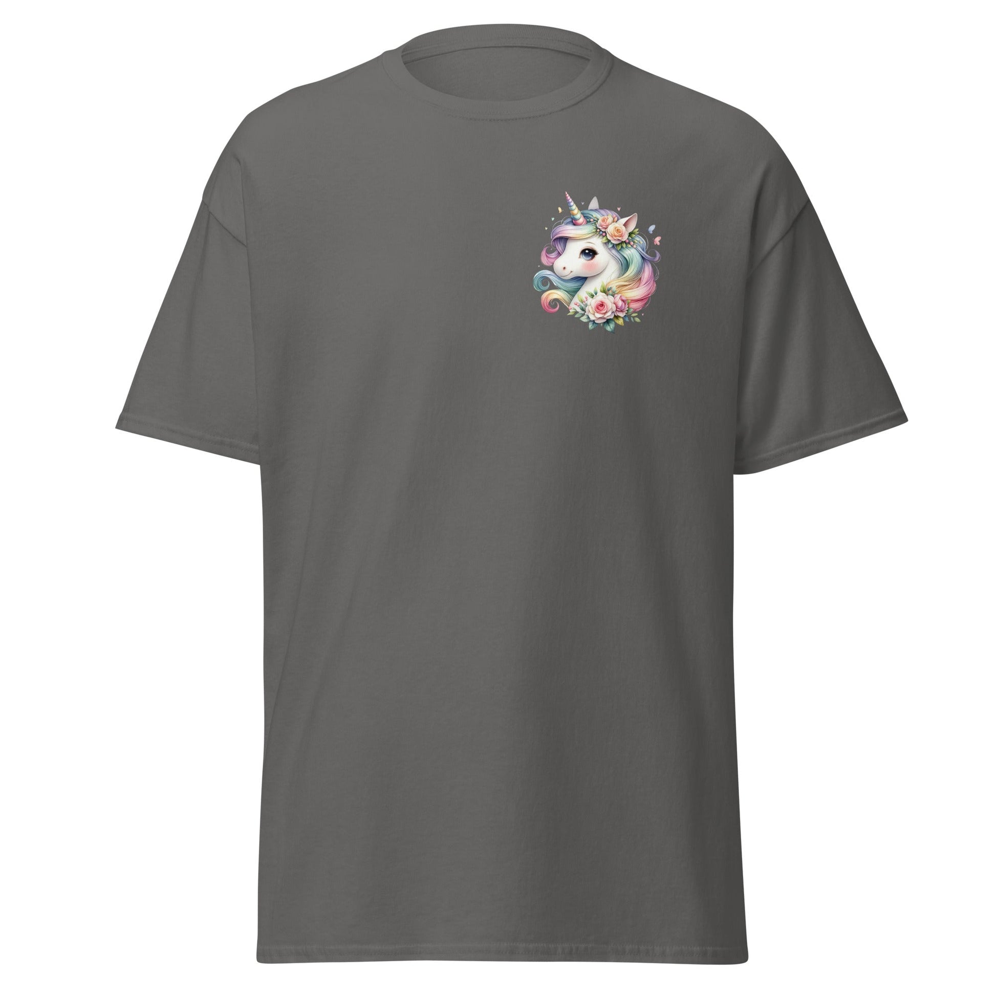 Unicorn Girl | Unicorn T-Shirt - Charcoal - T-Shirts Online