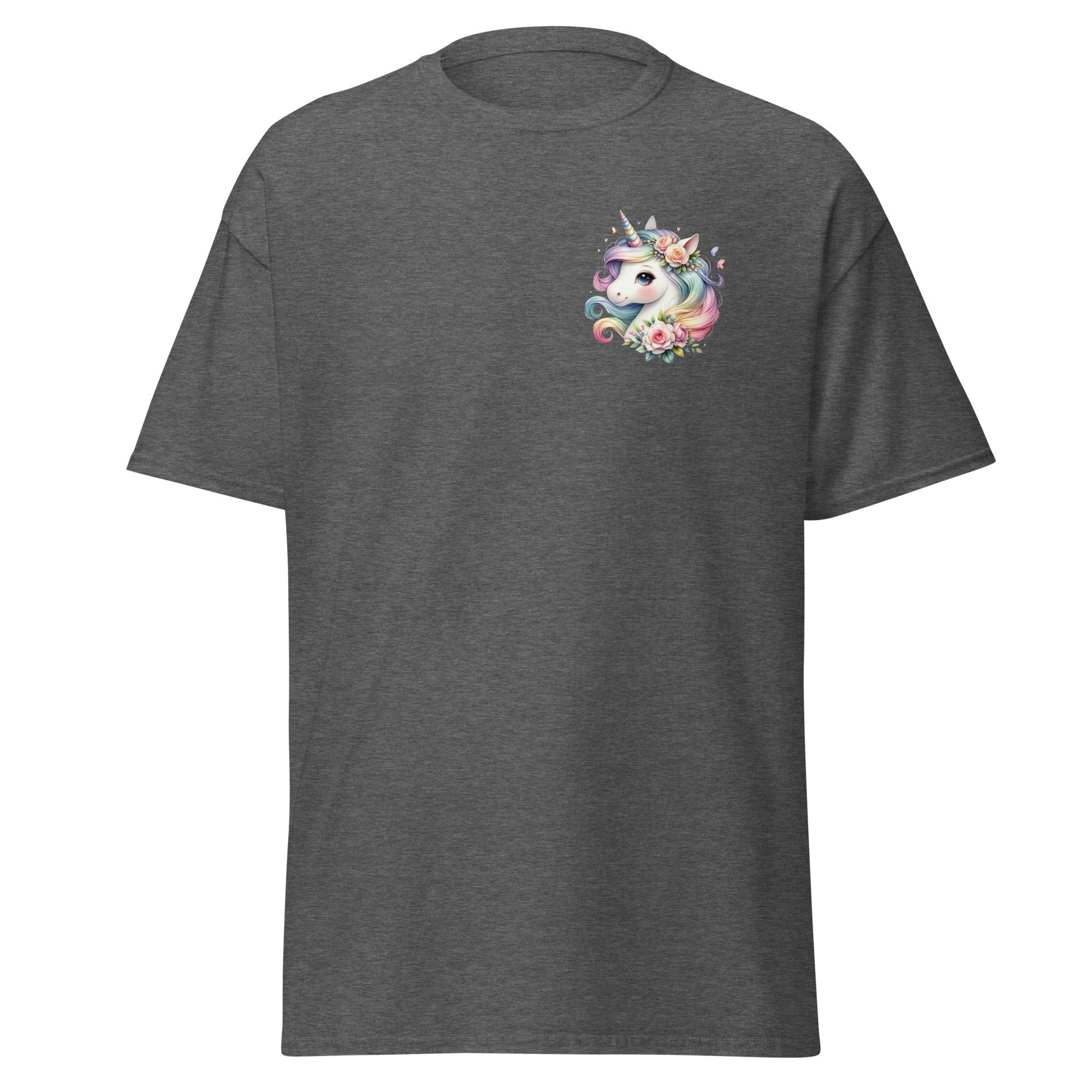 Unicorn Girl | Unicorn T-Shirt - Dark Heather - T-Shirts Online