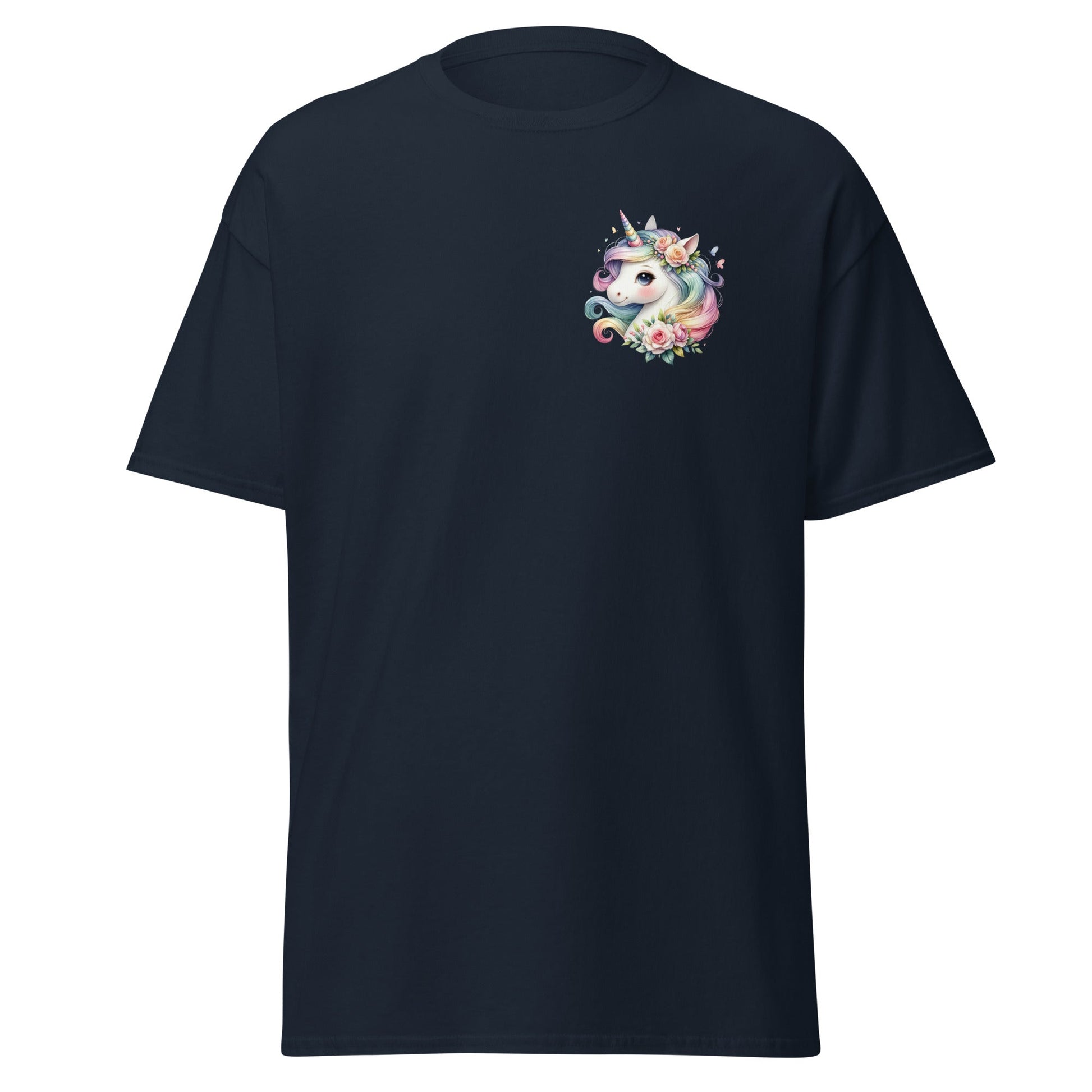 Unicorn Girl | Unicorn T-Shirt - Navy - T-Shirts Online