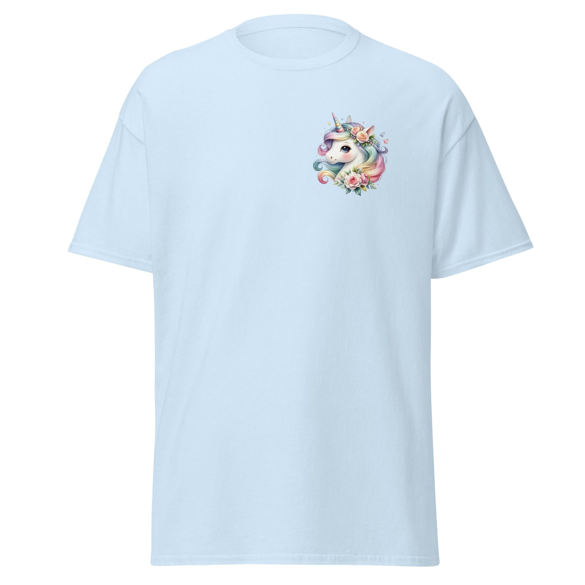 Unicorn Girl | Unicorn T-Shirt - Light Blue - T-Shirts Online
