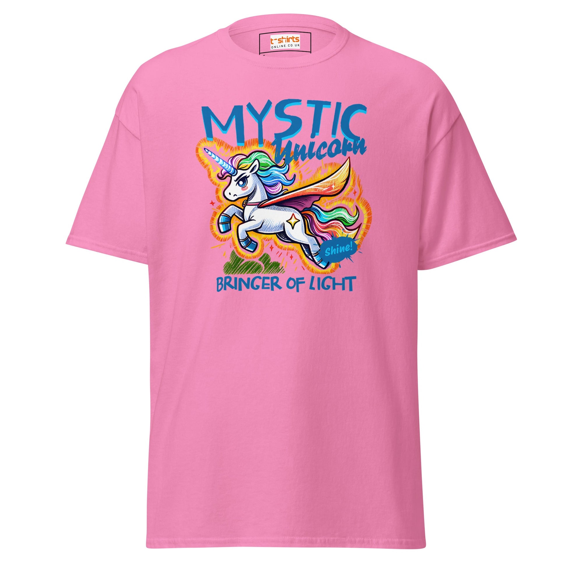 Unicorn T-Shirt | Fantasy Graphic Tee - Azalea - T-Shirts Online