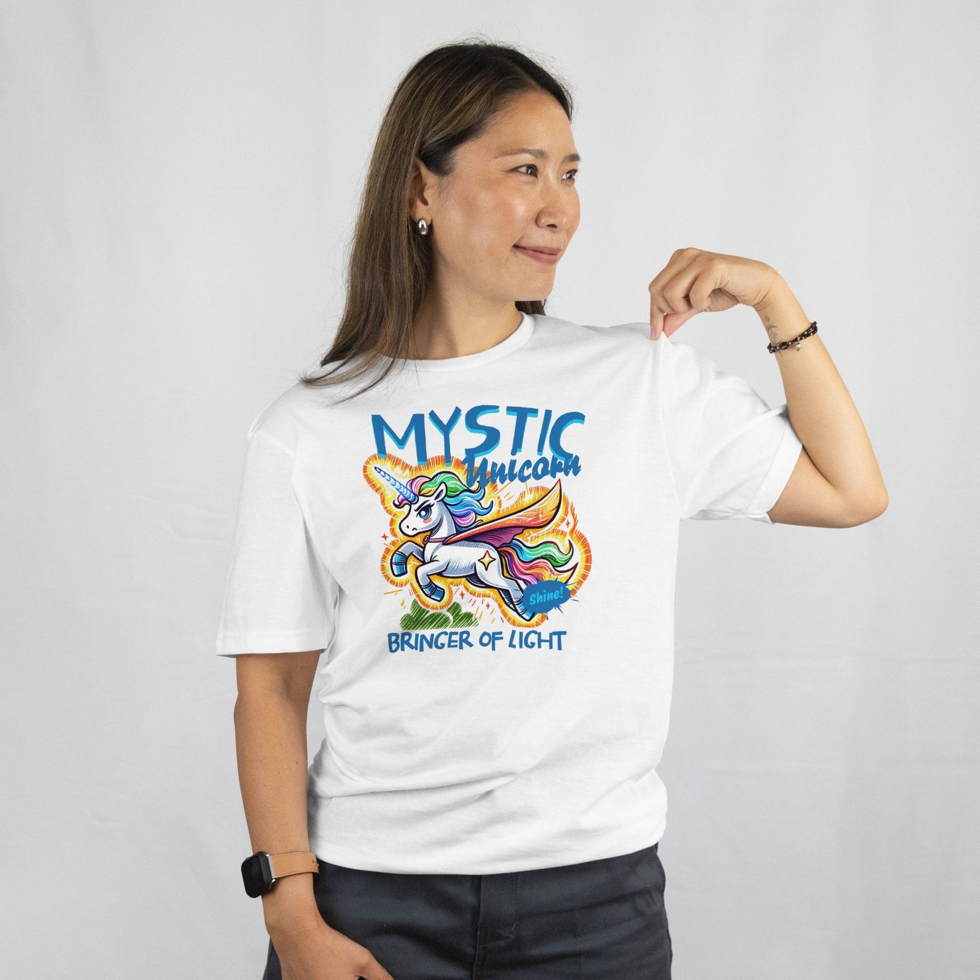 Unicorn T-Shirt | Fantasy Graphic Tee - Black - T-Shirts Online