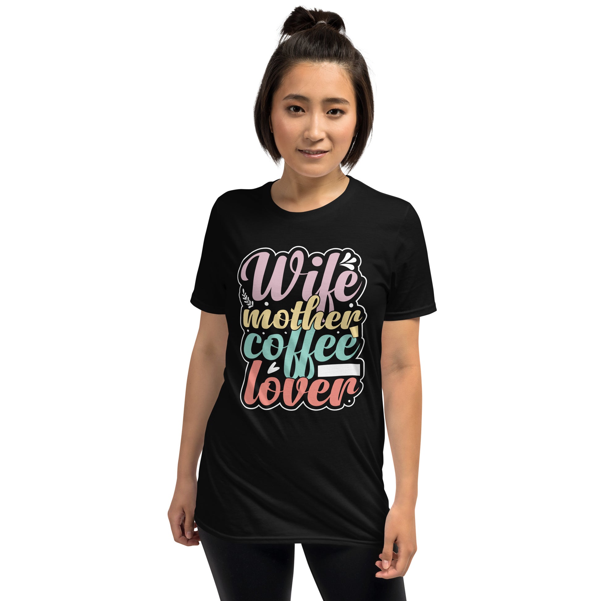 Wife Mother Coffee Lover T-Shirt - Color - T-Shirts Online