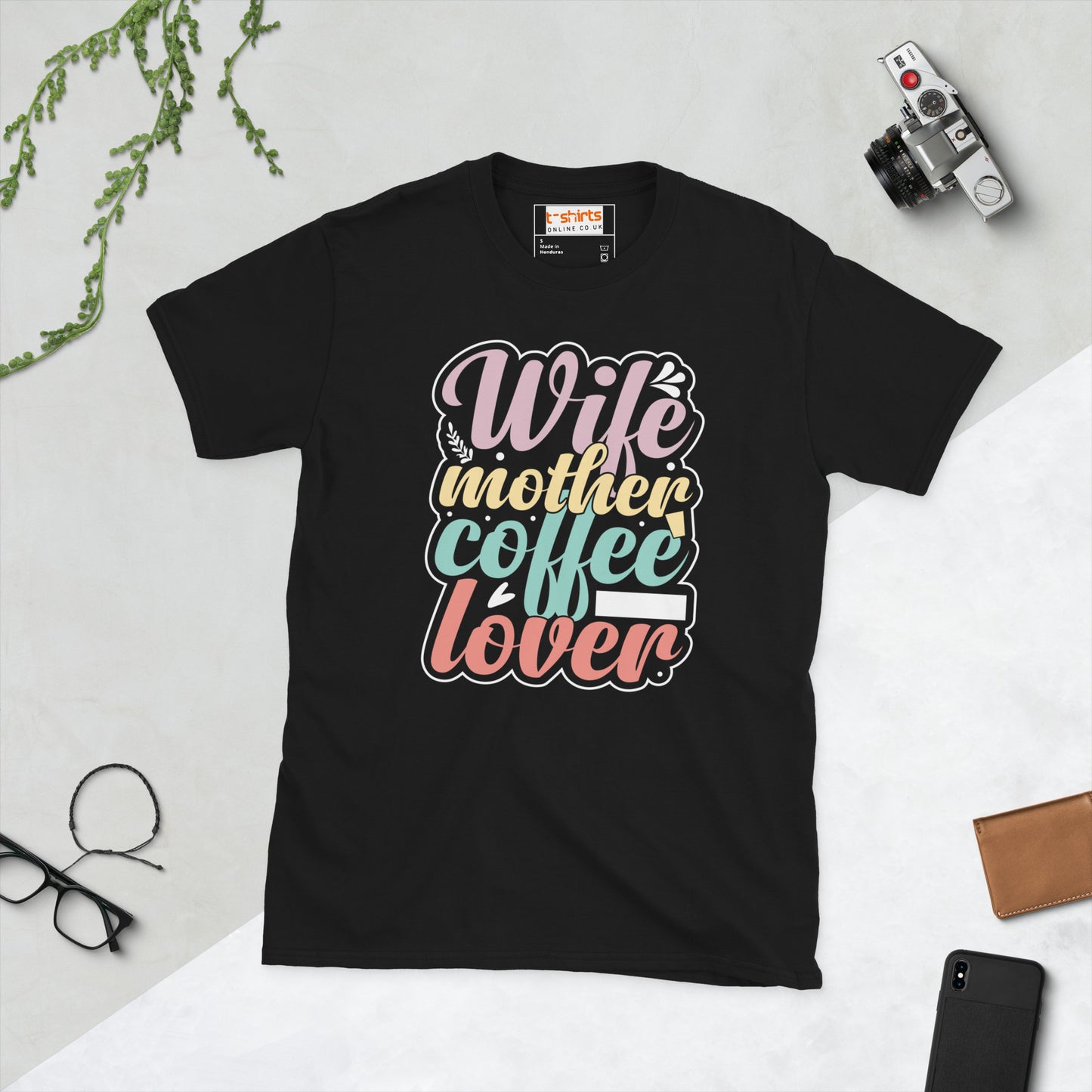 Wife Mother Coffee Lover T-Shirt - Color - T-Shirts Online