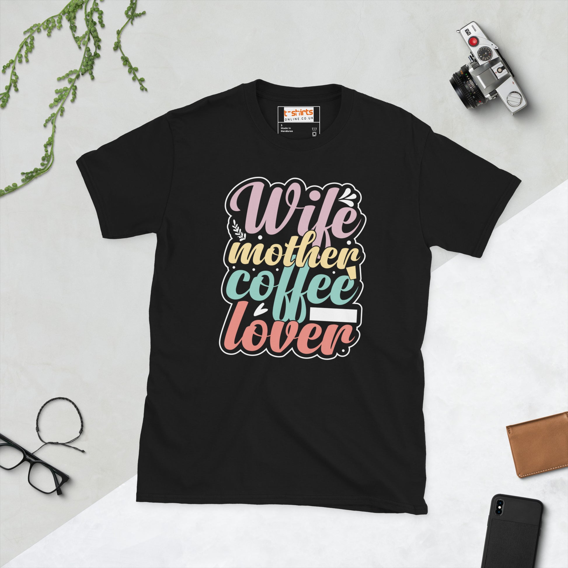 Wife Mother Coffee Lover T-Shirt - Color - T-Shirts Online