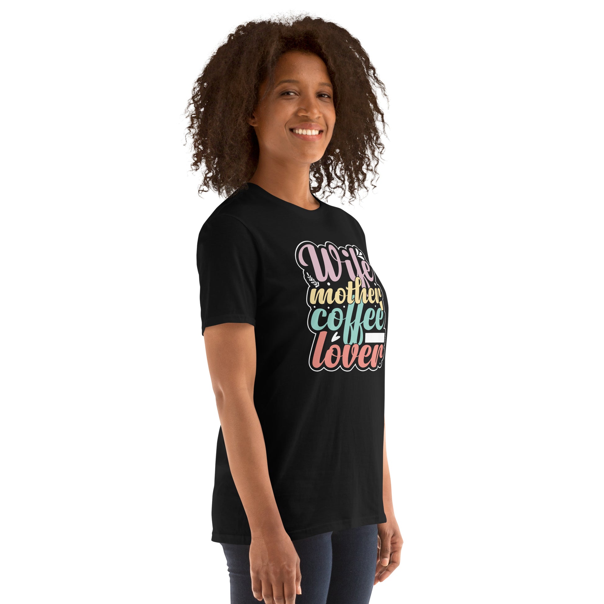 Wife Mother Coffee Lover T-Shirt - Color - T-Shirts Online