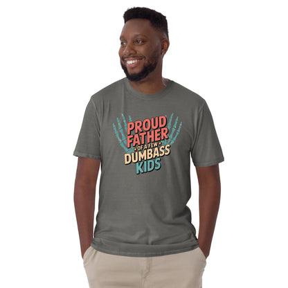 Proud Father of D#mbass Kids T-Shirt - Color - T-Shirts Online