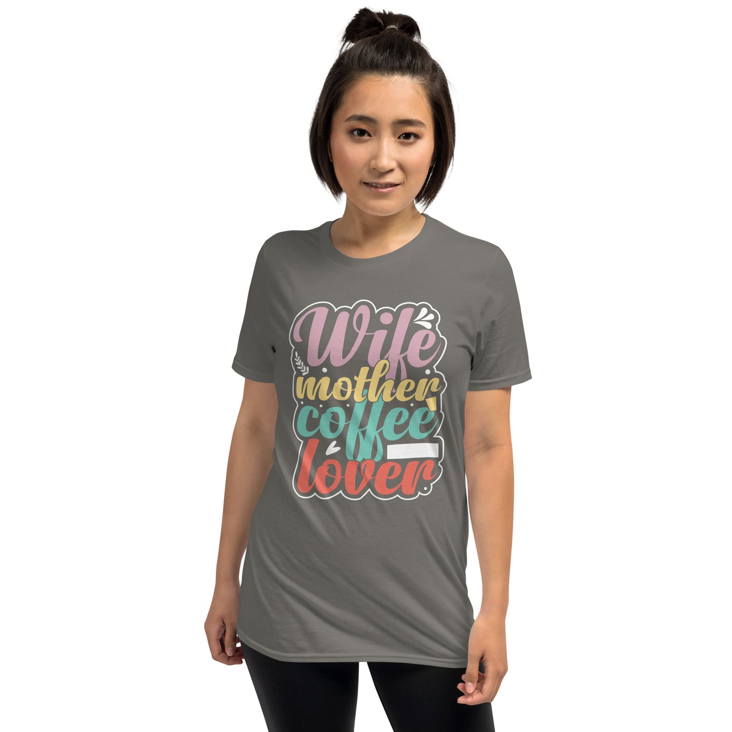 Wife Mother Coffee Lover T-Shirt - Color - T-Shirts Online