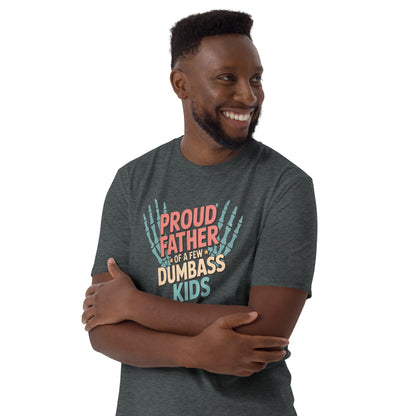 Proud Father of D#mbass Kids T-Shirt - Color - T-Shirts Online