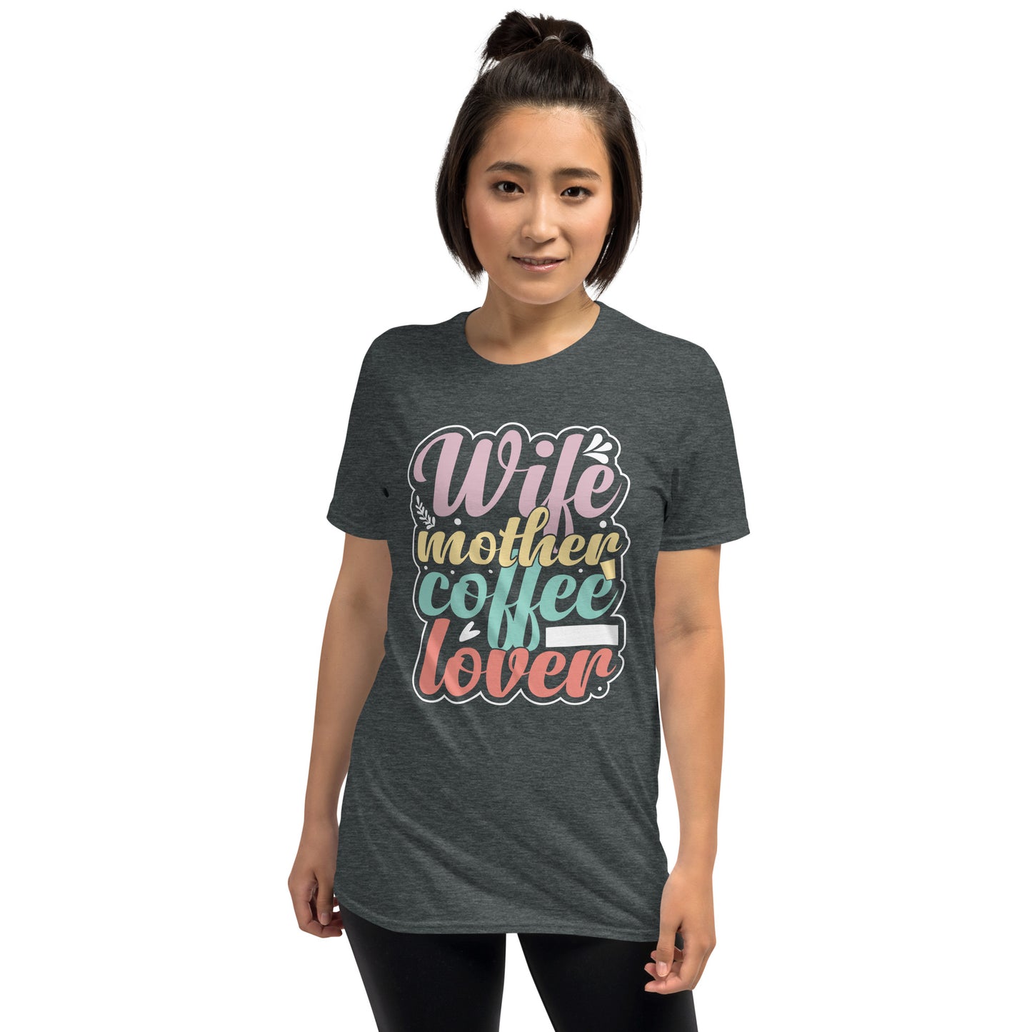 Wife Mother Coffee Lover T-Shirt - Color - T-Shirts Online