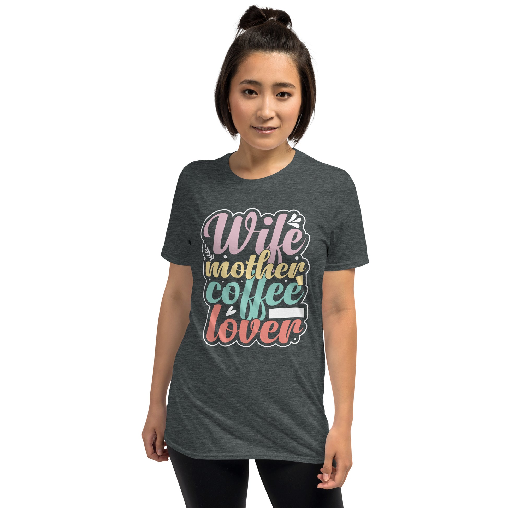 Wife Mother Coffee Lover T-Shirt - Color - T-Shirts Online