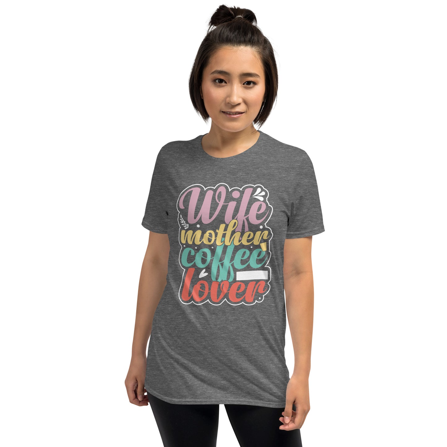 Wife Mother Coffee Lover T-Shirt - Color - T-Shirts Online