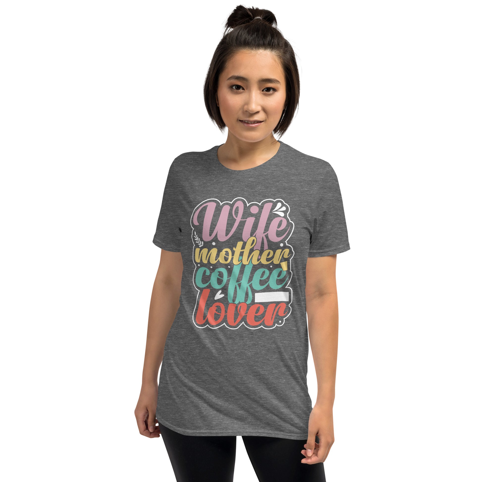 Wife Mother Coffee Lover T-Shirt - Color - T-Shirts Online