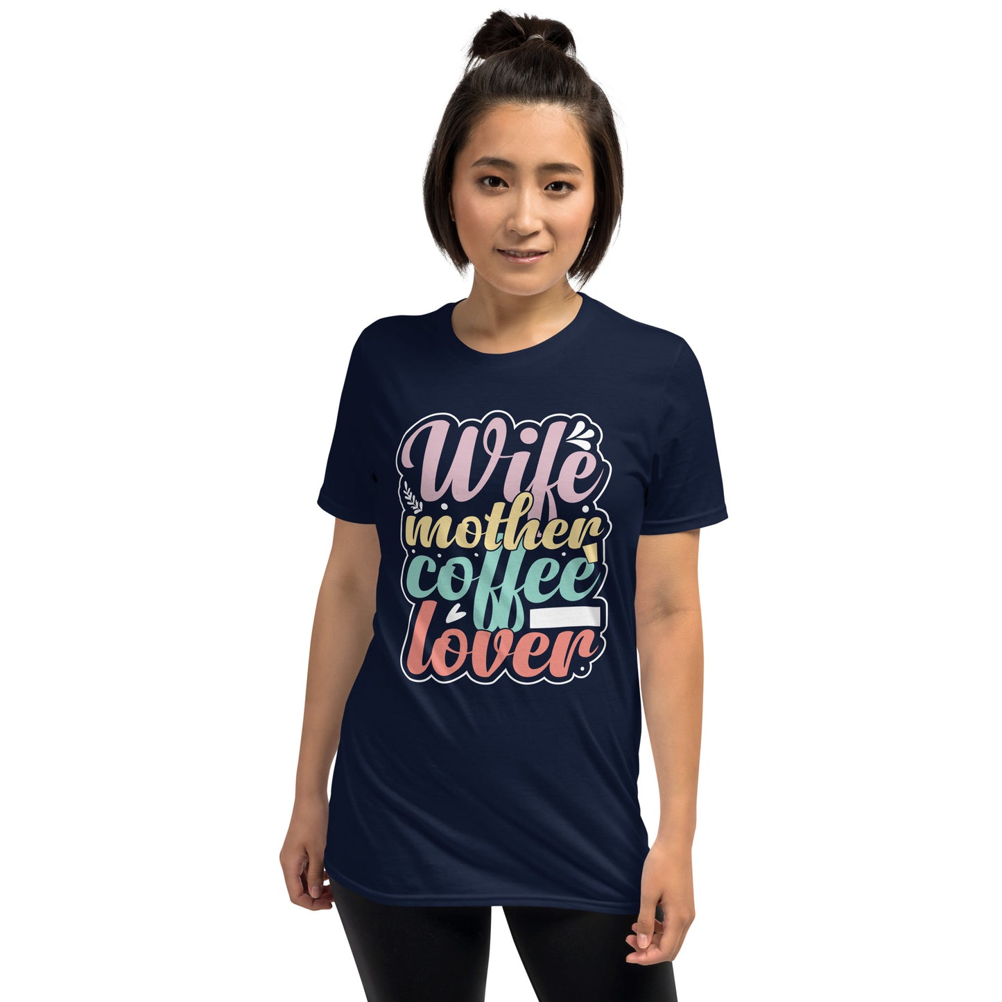Wife Mother Coffee Lover T-Shirt - Color - T-Shirts Online