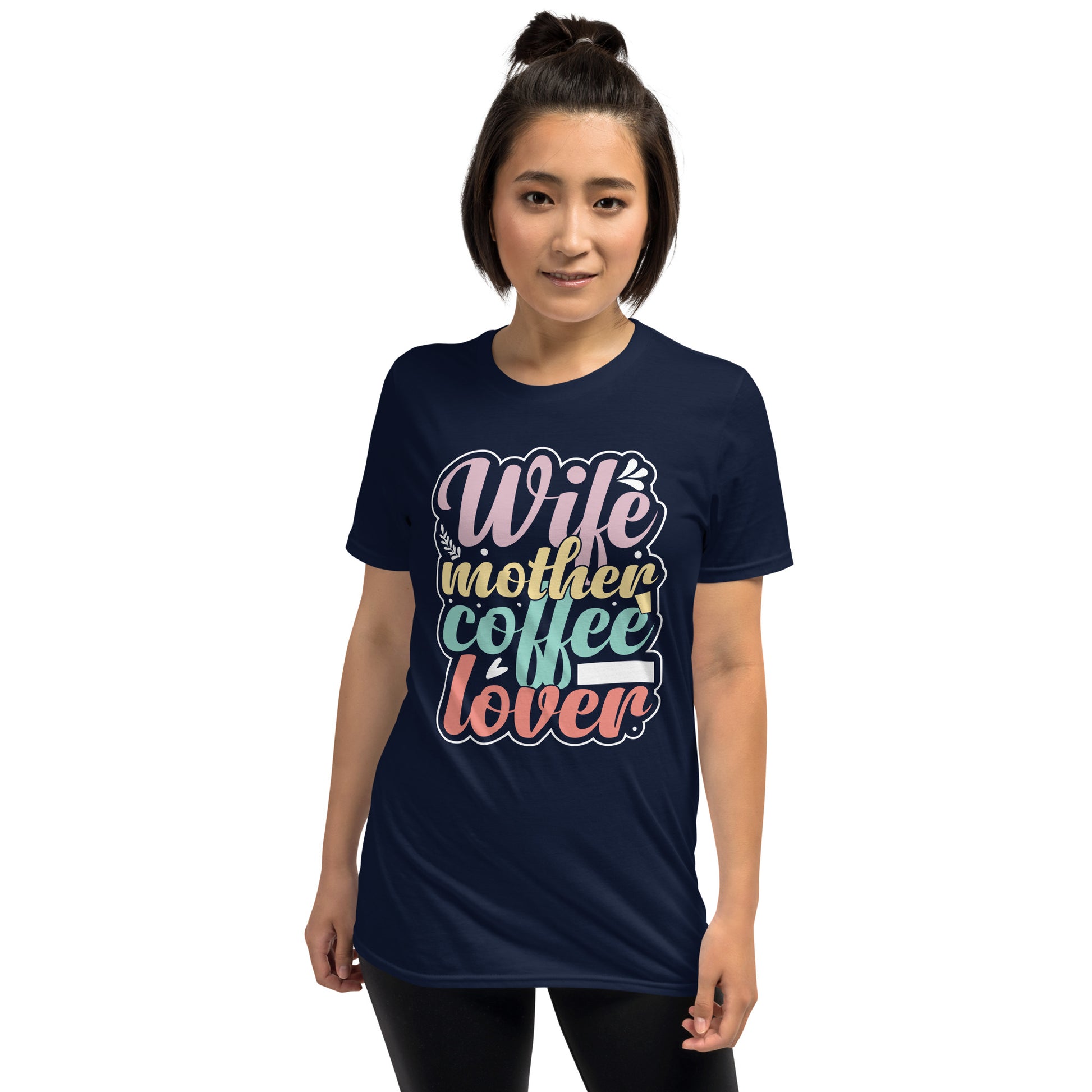 Wife Mother Coffee Lover T-Shirt - Color - T-Shirts Online