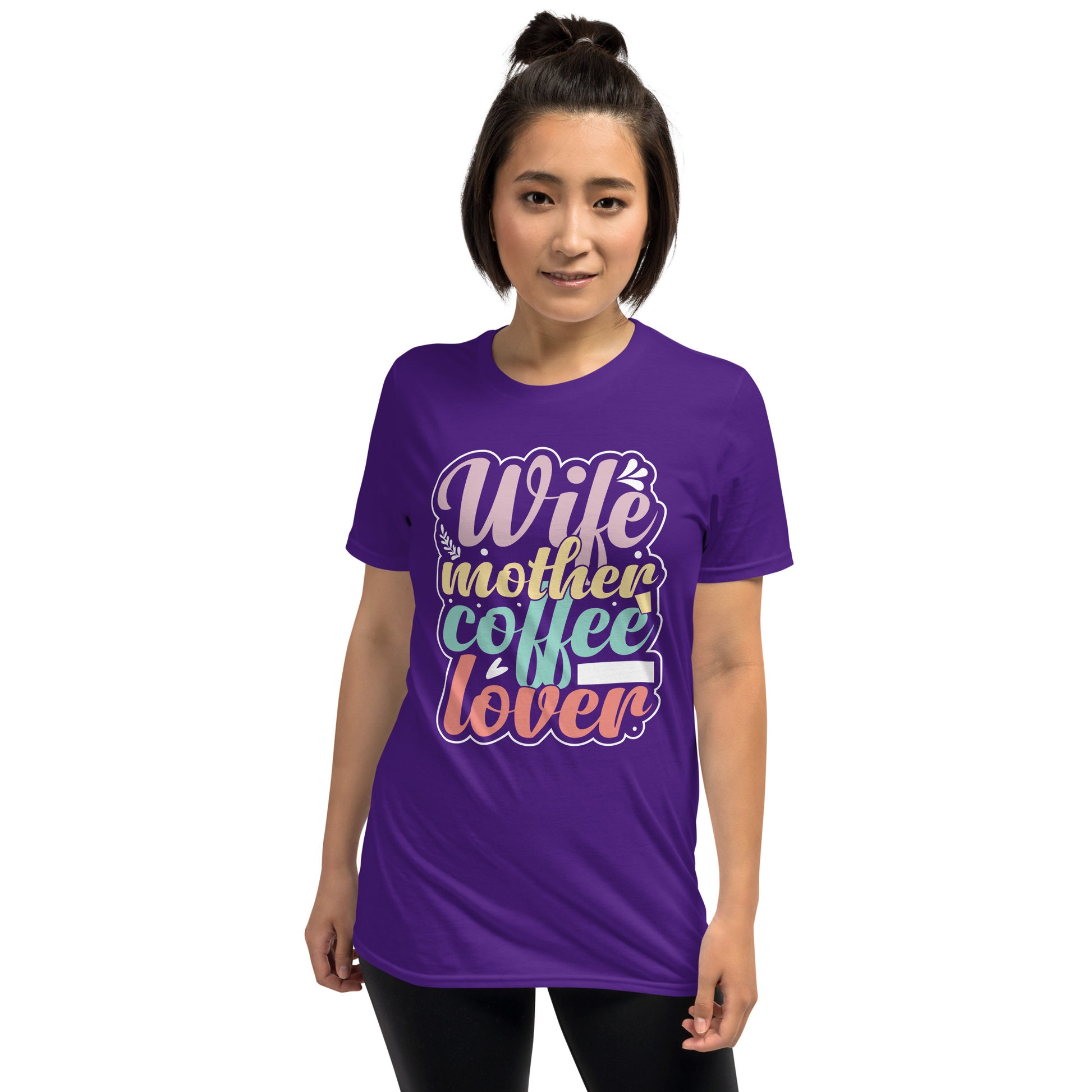 Wife Mother Coffee Lover T-Shirt - Color - T-Shirts Online