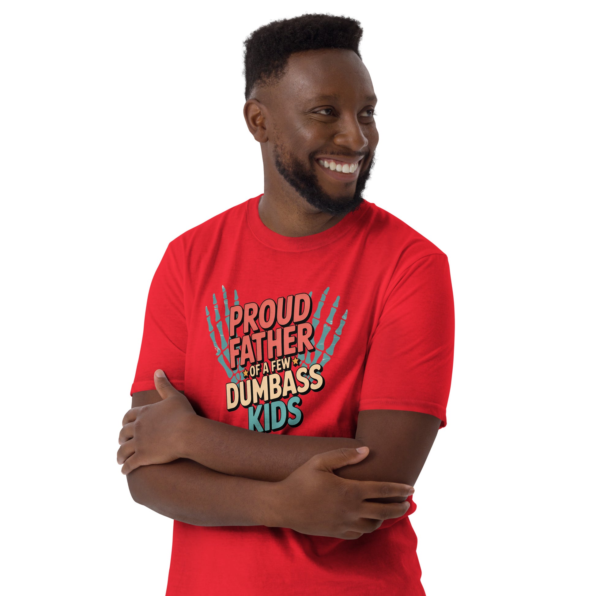 Proud Father of D#mbass Kids T-Shirt - Color - T-Shirts Online