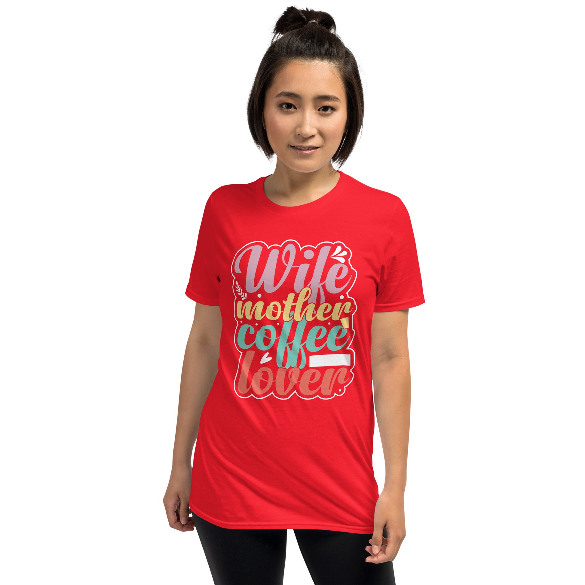 Wife Mother Coffee Lover T-Shirt - Color - T-Shirts Online