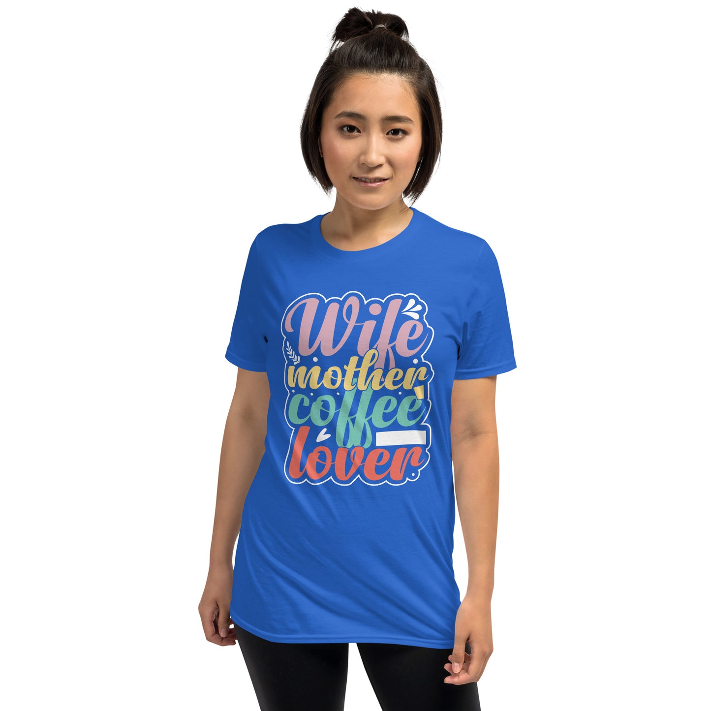Wife Mother Coffee Lover T-Shirt - Color - T-Shirts Online