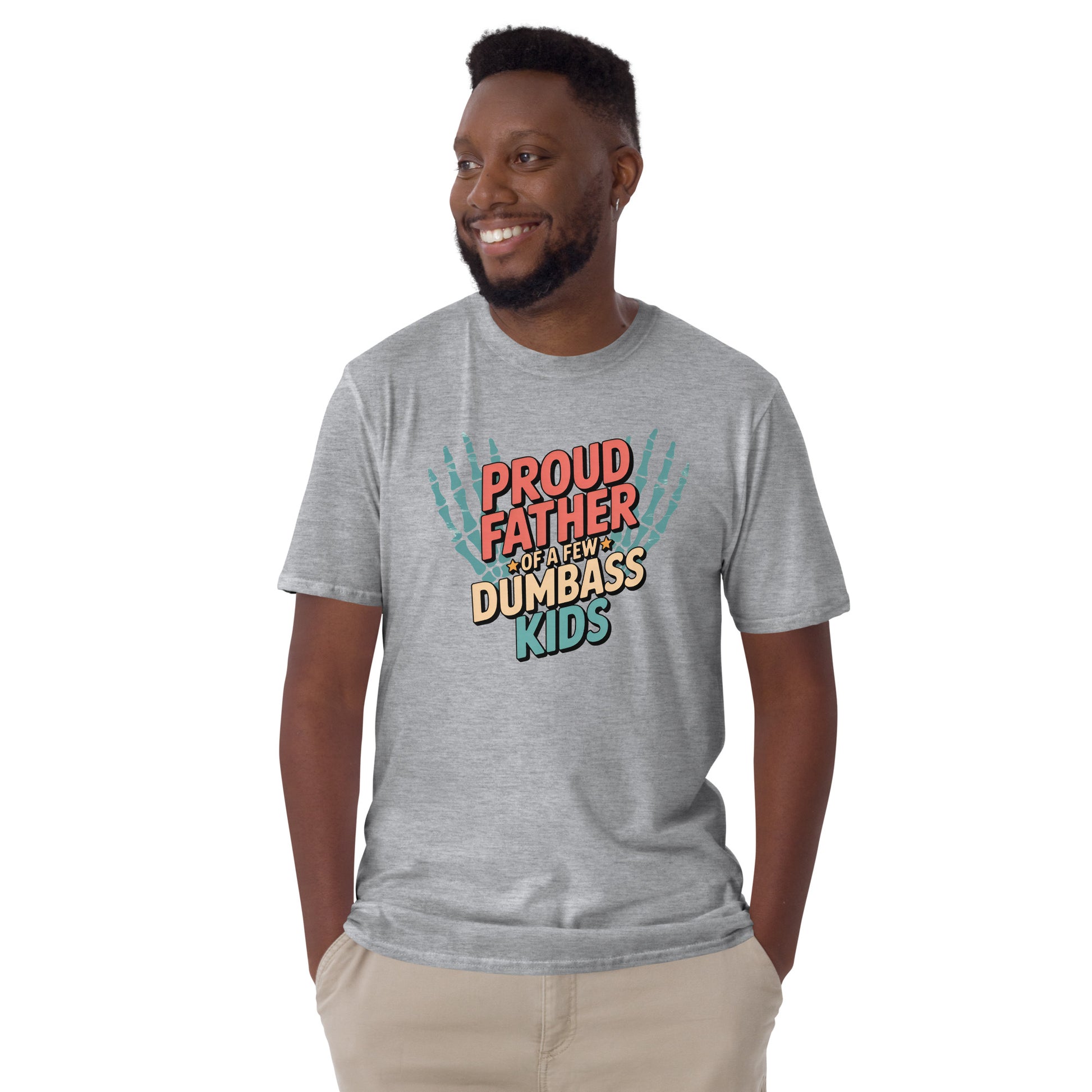 Proud Father of D#mbass Kids T-Shirt - Color - T-Shirts Online