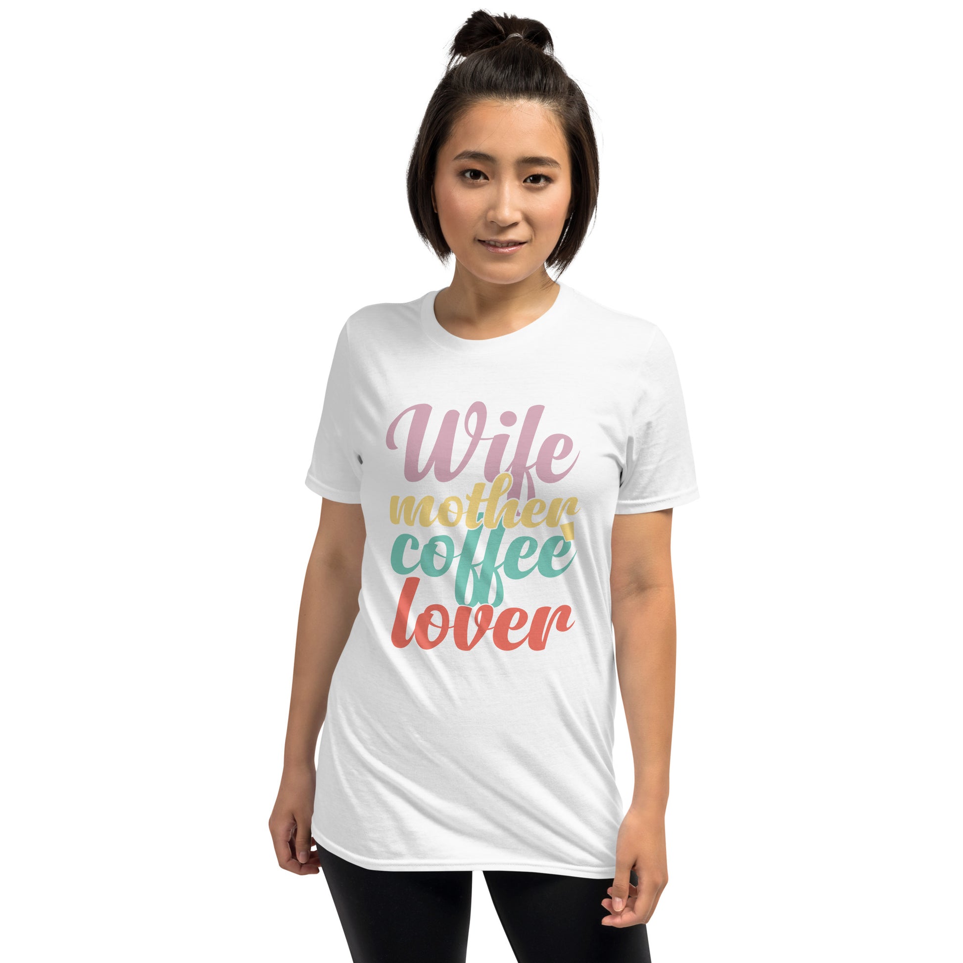 Wife Mother Coffee Lover T-Shirt - Color - T-Shirts Online