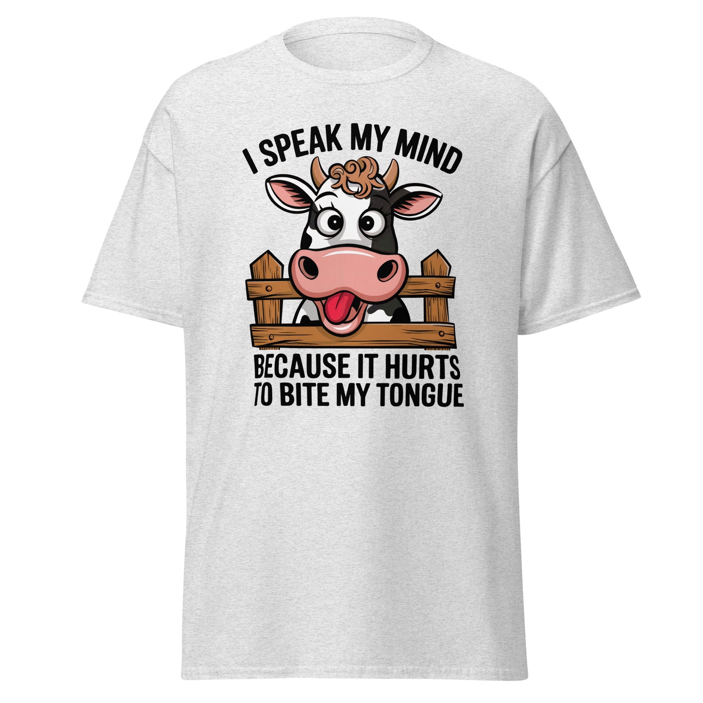 Speak My Mind | Funny Cow T-Shirt