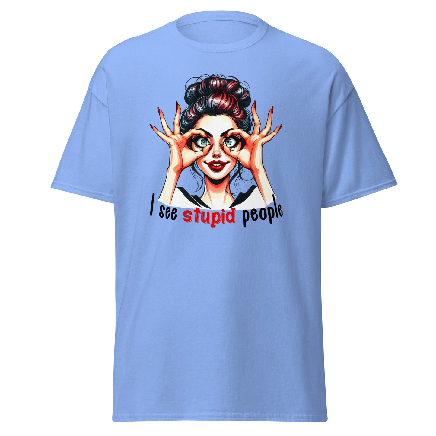 I See Stupid People | Retro T-Shirt