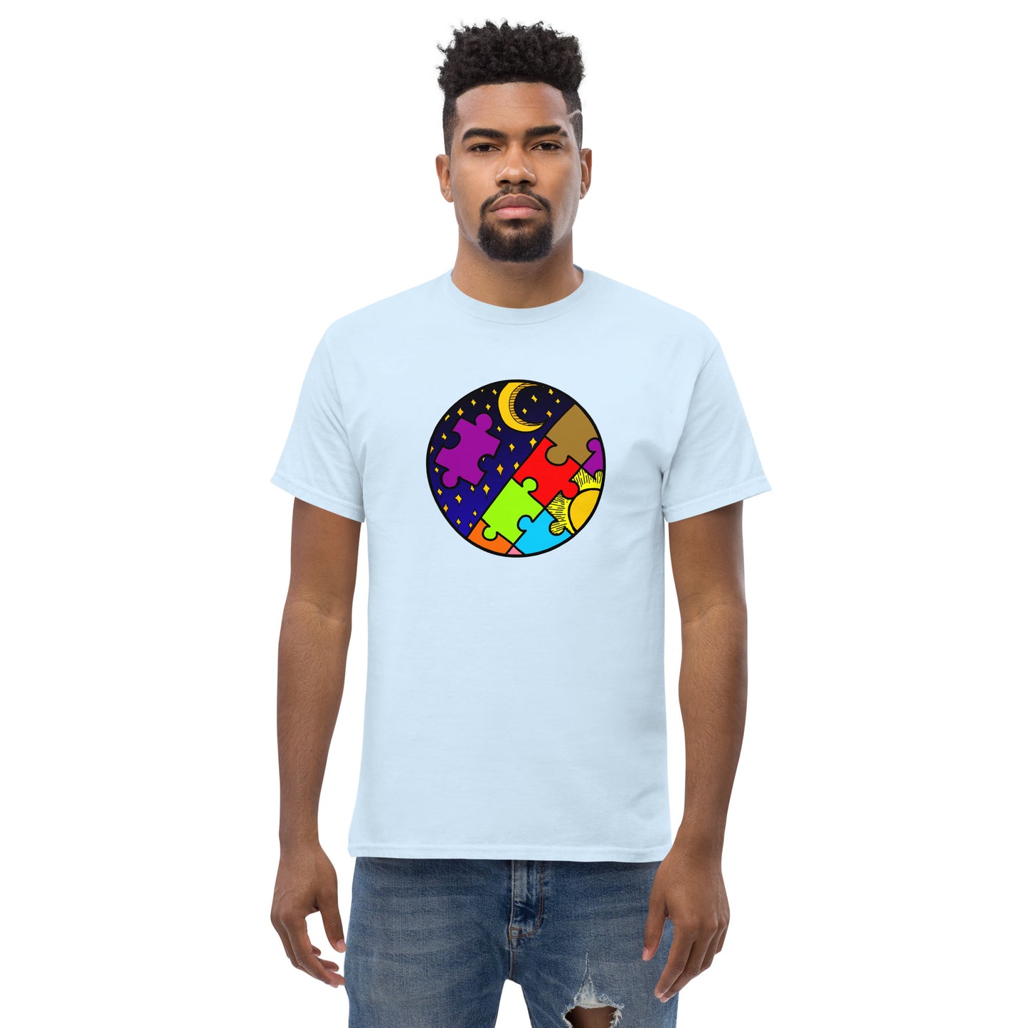 Night & Day | Abstract T-Shirt