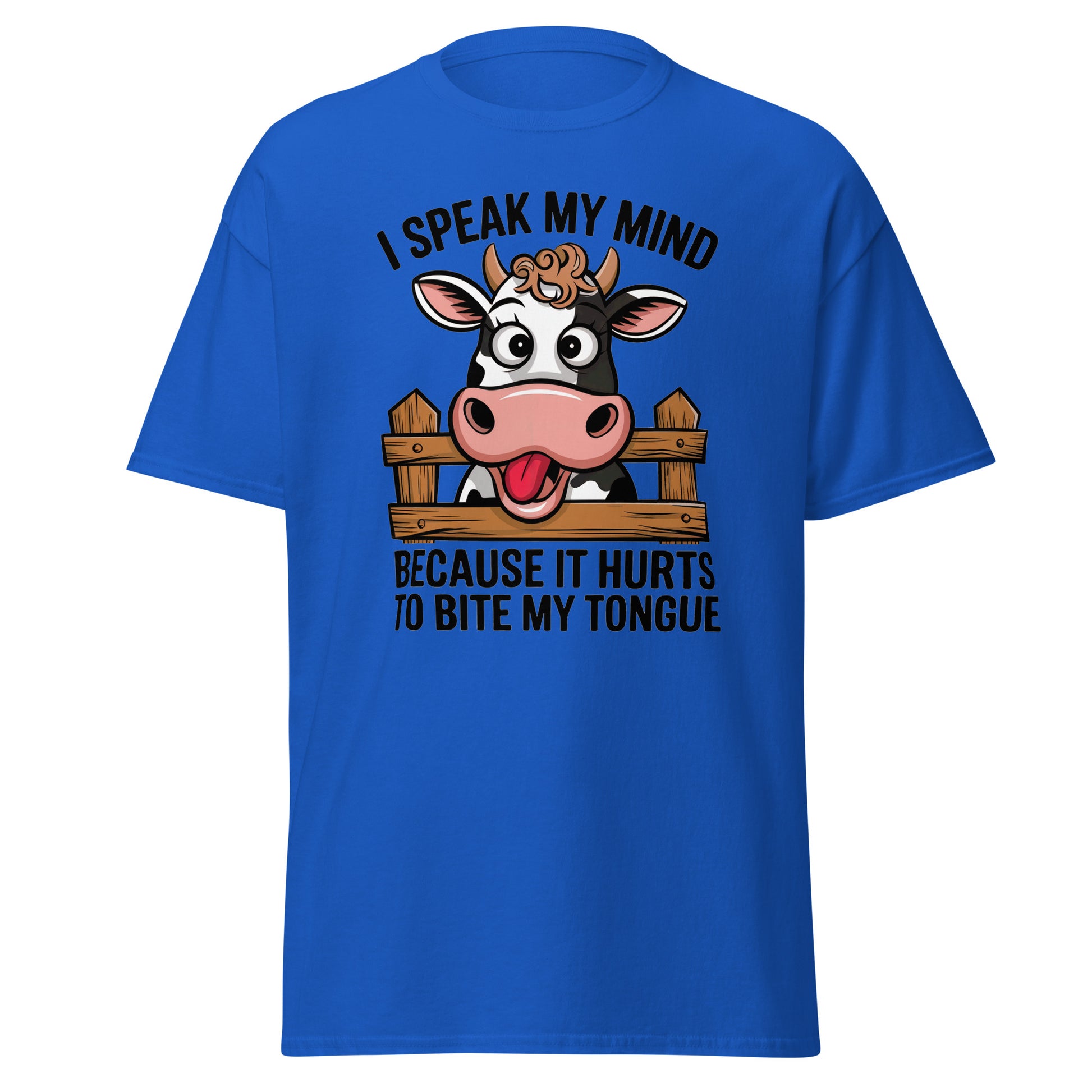 Speak My Mind | Funny Cow T-Shirt