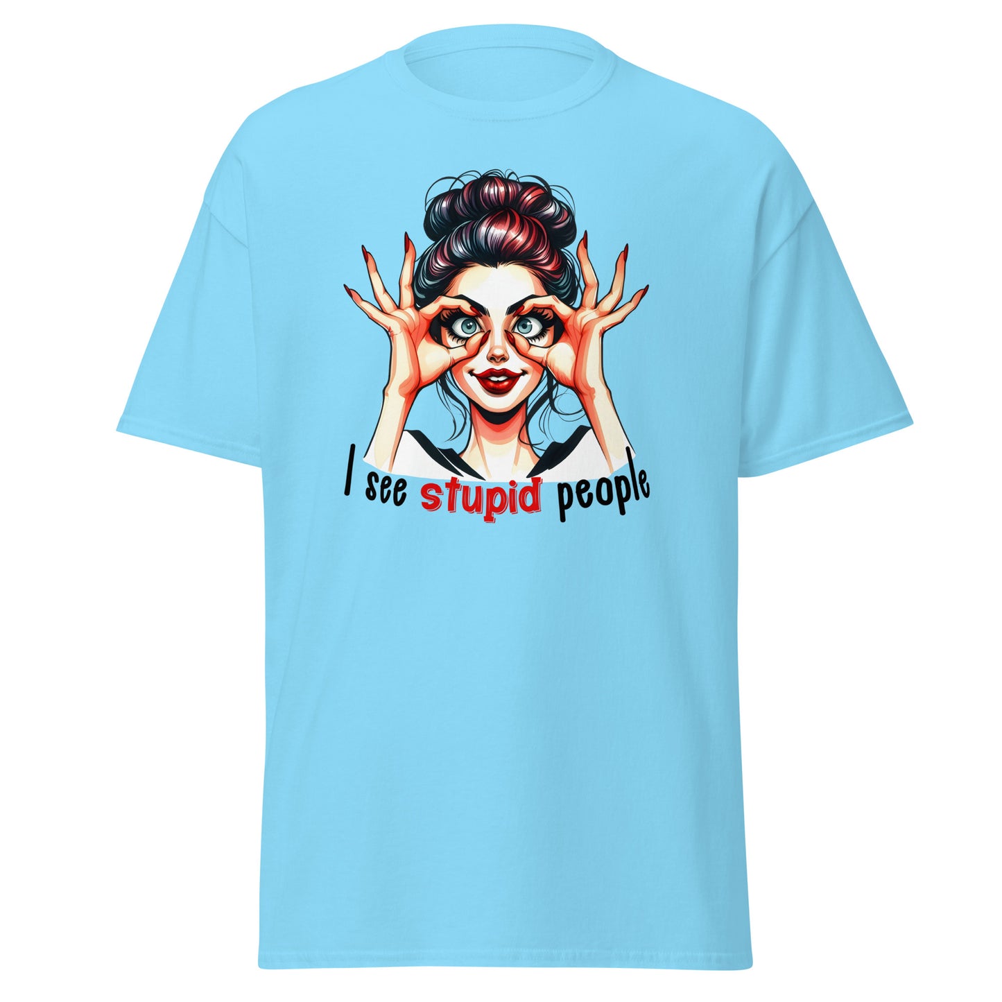 I See Stupid People | Retro T-Shirt