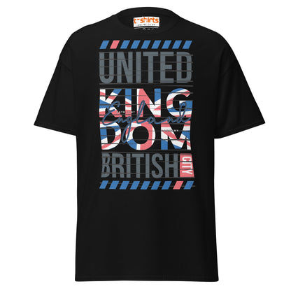 United Kingdom England T-Shirt | British Flag Streetwear - Black - T-Shirts Online